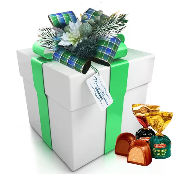 Коробочка с конфетами Ягодная 3 варианта*500гр