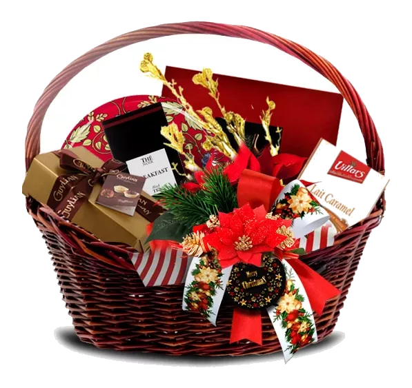 Подарочная корзина Шик бордо