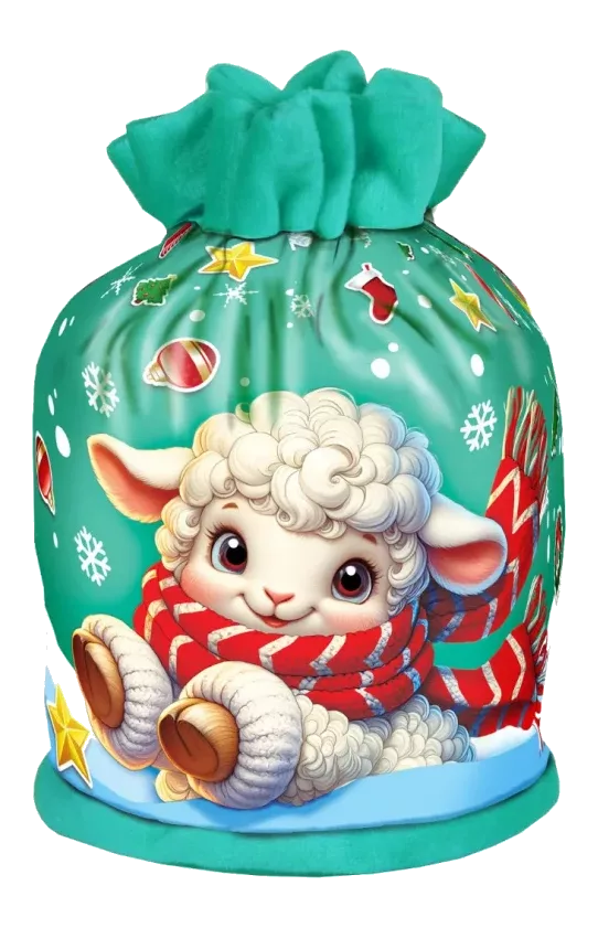 Мешок бирюзовый "Овечка"