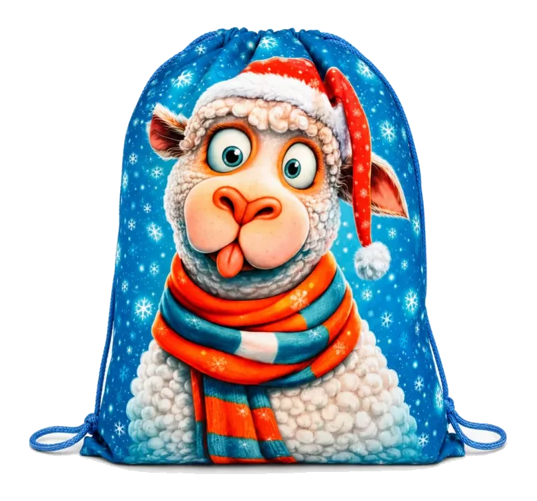 Сумка- сменка "Новогодний бараш"