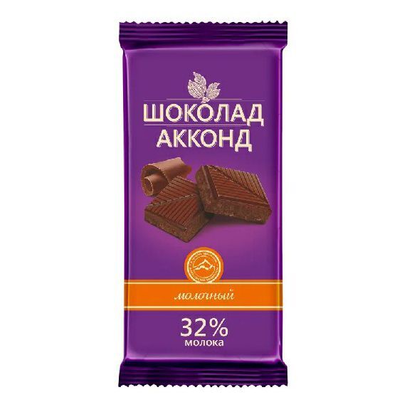 Шоколадка Акконд молочный 90 гр (Акконд)