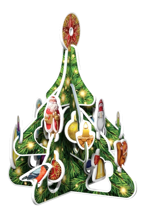3D Пазл Ёлочка